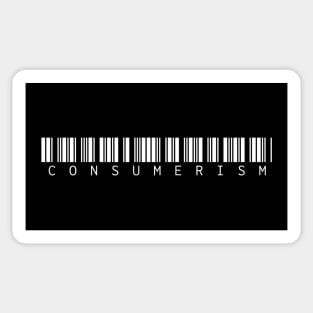 Consumerism – Black – Small Logo Sticker
